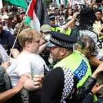 Mass Arrests as Palestine Action Defies Ban in Parliament Square While Anti-Migrant Protests Spark Tensions Across UK.