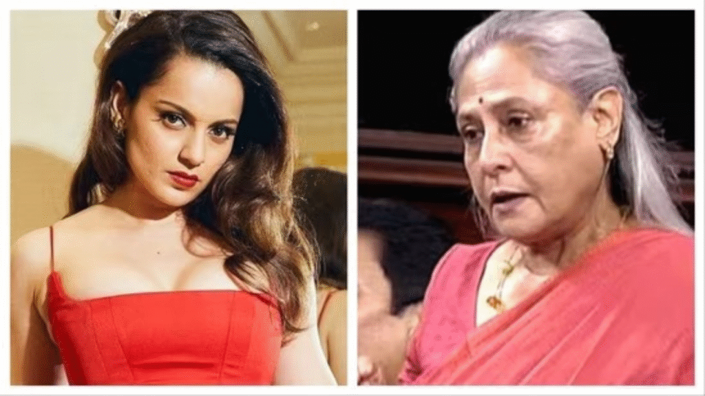 Kangana Ranaut Slams Jaya Bachchan as ‘Most Spoilt’ After Viral Video Shows Her Pushing Fan