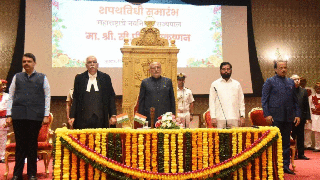 NDA Names Maharashtra Governor CP Radhakrishnan as Vice Presidential Candidate.