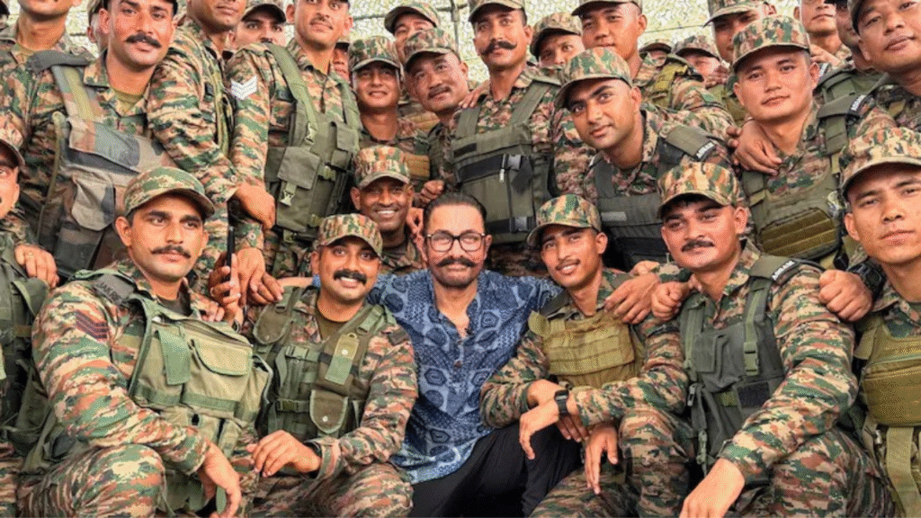 Aamir Khan Joins Indian Army for NDTV’s Jai Jawan 2025 in Jammu and Kashmir