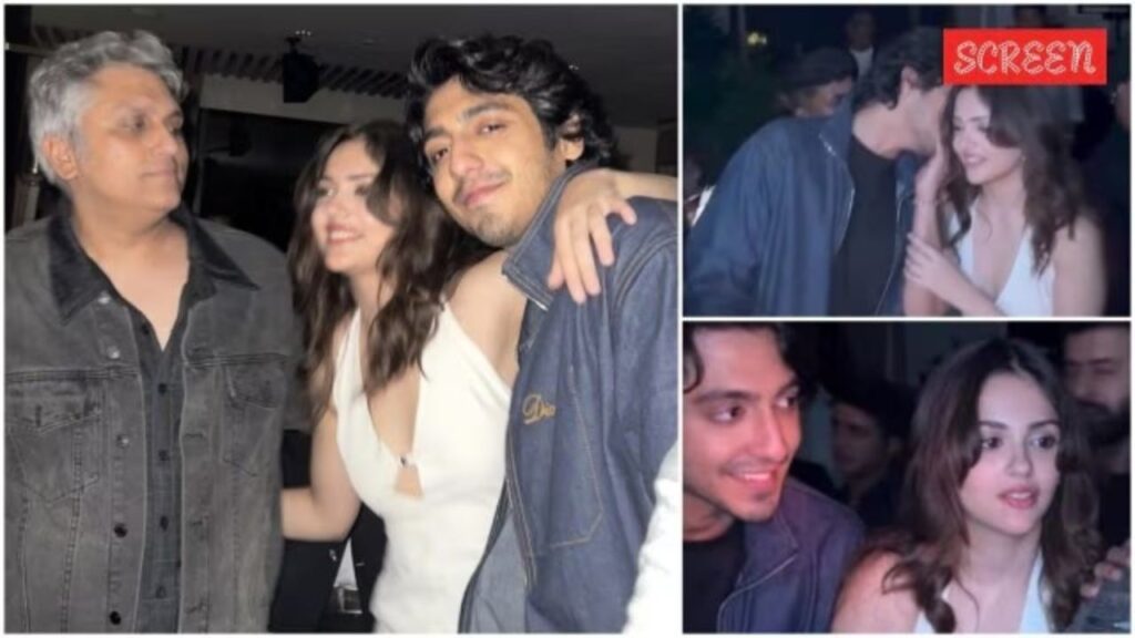 Ahaan Panday and Aneet Padda Share Sweet Moments at ‘Saiyaara’ Success Celebration