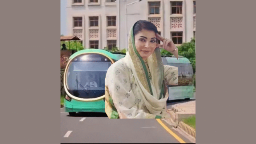 Maryam Nawaz’s “Trackless Tram” Sparks Debate: Bus or Breakthrough?