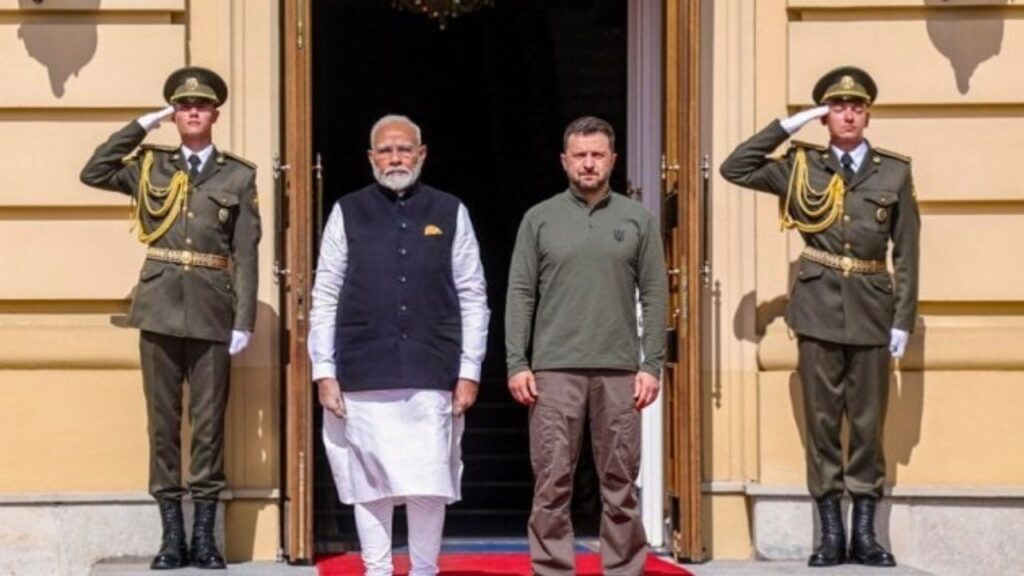 India Reaffirms Commitment to Peaceful Resolution as Modi and Zelensky Discuss Ukraine War