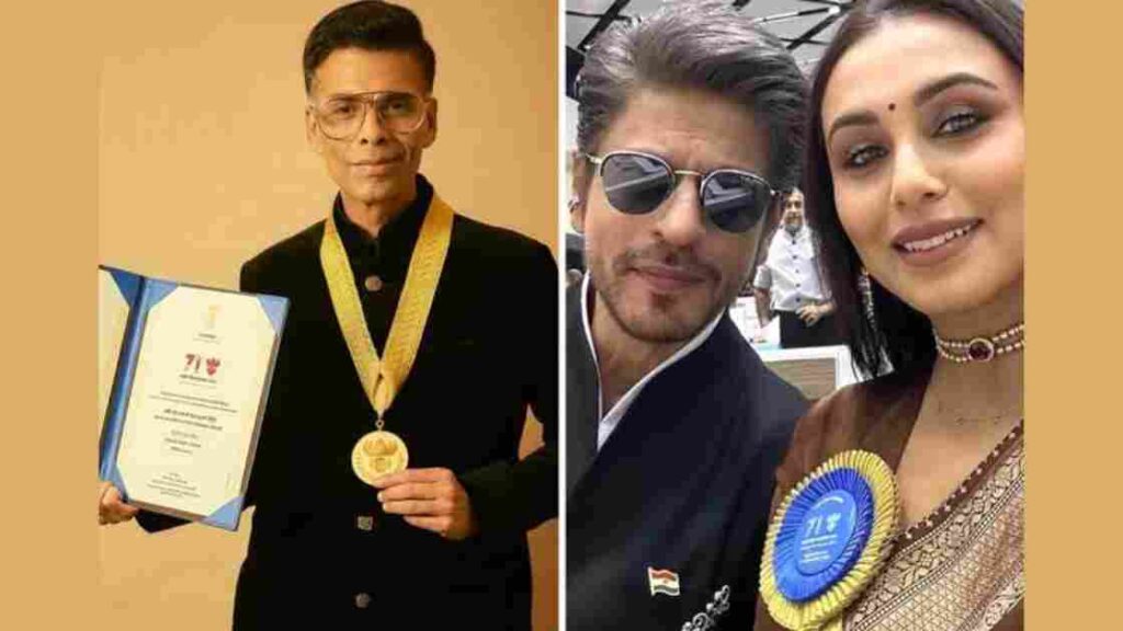 Karan Johar Claims Third Consecutive National Award, Celebrates Emotional Victory Alongside Shah Rukh Khan and Rani Mukerji.