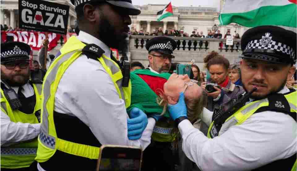 UK Police Powers Expand Amid Pro-Palestinian Protest Arrests.